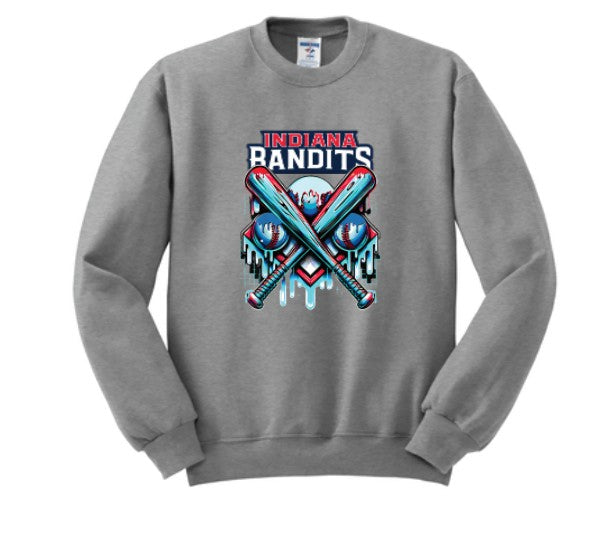 DRIP Indiana Bandits Crew neck sweatshirt Jerzees 50/50