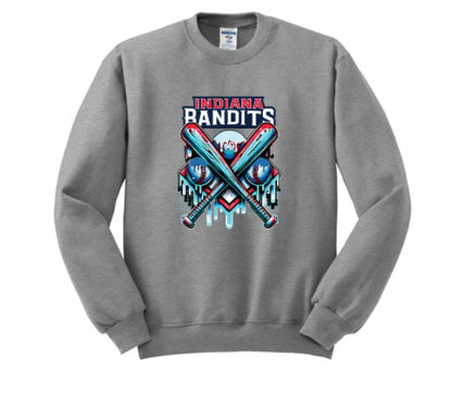 DRIP Indiana Bandits Crew neck sweatshirt Jerzees 50/50