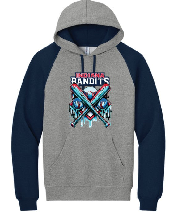 DRIP Indiana Bandits Colorblock Hoodie Jerzees 50/50