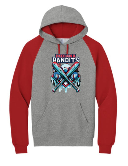 DRIP Indiana Bandits Colorblock Hoodie Jerzees 50/50