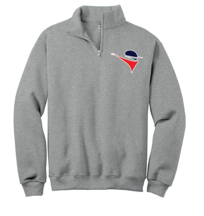 Bandits Jerzees NuBlend 1/4 Zip Cadet Sweatshirt