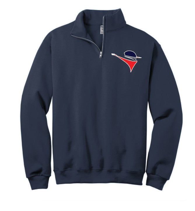 Bandits Jerzees NuBlend 1/4 Zip Cadet Sweatshirt
