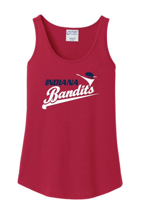 Indiana Bandits Women's Port & Co. Core cotton tank top