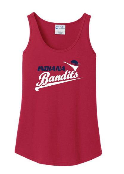 Indiana Bandits Women's Port & Co. Core cotton tank top