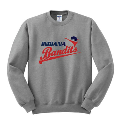 Indiana Bandits Crew neck sweatshirt Jerzees 50/50