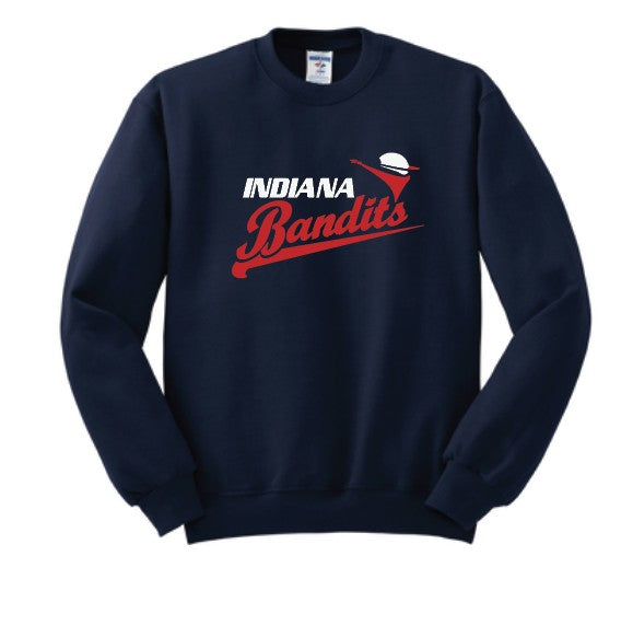 Indiana Bandits Crew neck sweatshirt Jerzees 50/50