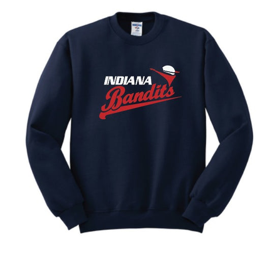 Indiana Bandits Crew neck sweatshirt Jerzees 50/50