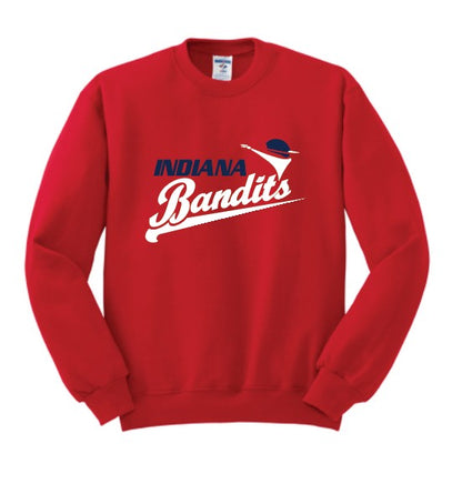 Indiana Bandits Crew neck sweatshirt Jerzees 50/50