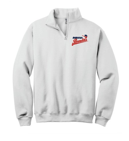 Indiana Bandits Jerzees NuBlend 1/4 Zip Cadet Sweatshirt