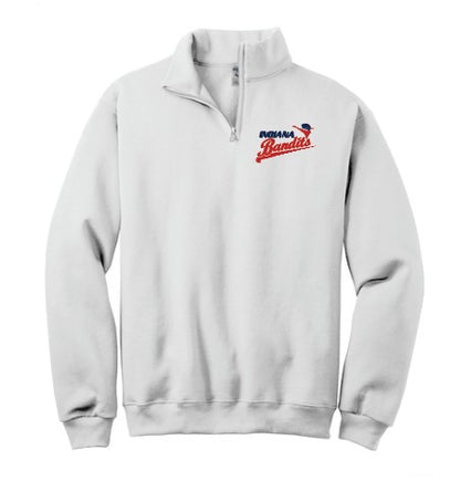 Indiana Bandits Jerzees NuBlend 1/4 Zip Cadet Sweatshirt