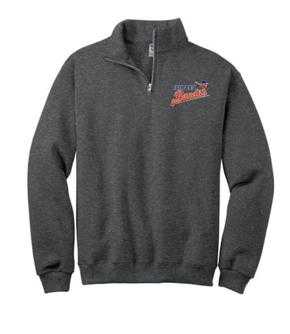 Indiana Bandits Jerzees NuBlend 1/4 Zip Cadet Sweatshirt