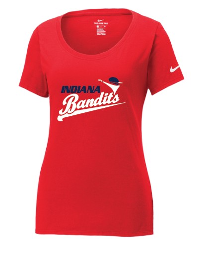 Indiana Bandit Short Sleeve Women's Nike Dri-fit Scoop neck