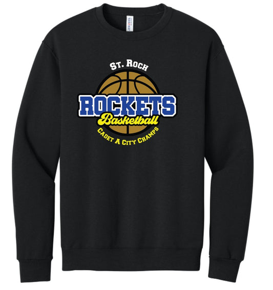 Cadet A Basketball CITY CHAMPS Jerzees crew neck sweatshirt