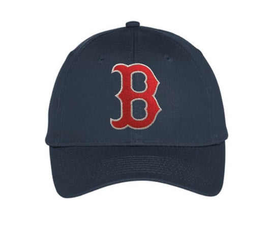 B Port & Company Six-Panel Unstructured Twill Softball Cap