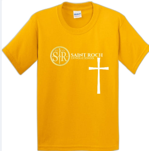 Youth Short sleeve t-shirt Logo and Cross