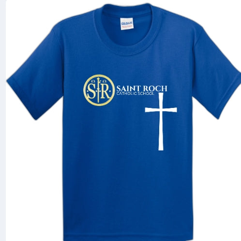 Youth Short sleeve t-shirt Logo and Cross