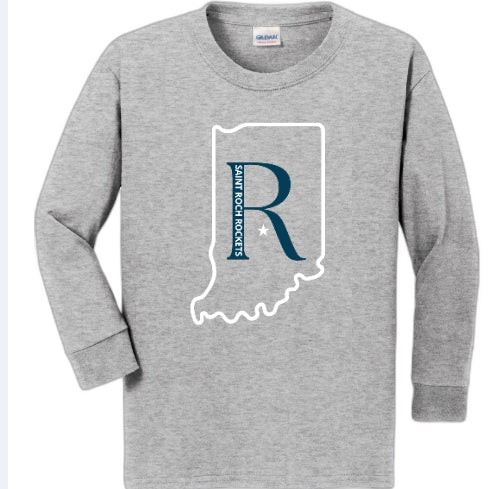 Youth Long Sleeve Shirt Indiana