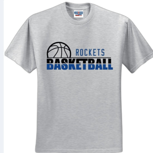 Adult Rockets Basketball Short sleeve