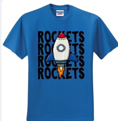 Youth Rocket through rockets shirt