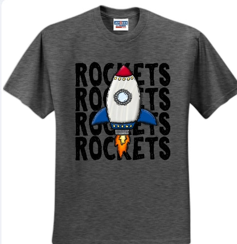 Youth Rocket through rockets shirt