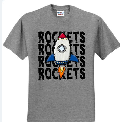 Youth Rocket through rockets shirt