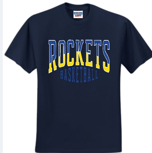 Adult Rockets Rounded Basketball shirt