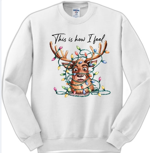 This is how I feel sweatshirt