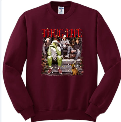 Thug Life Christmas Sweatshirt