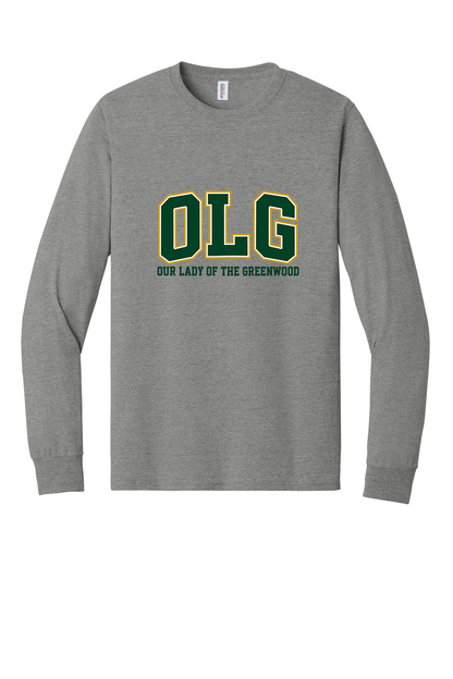 OLG Green with gold outline sleeve, long sleeve, sweatshirts, and 1/4 zips (Copy)