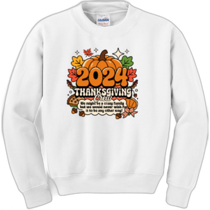 Youth Thanksgiving Crew sweatshirt