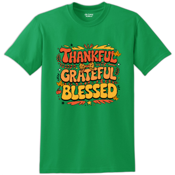 THANKFUL GREATFUL BLESSED T-Shirt