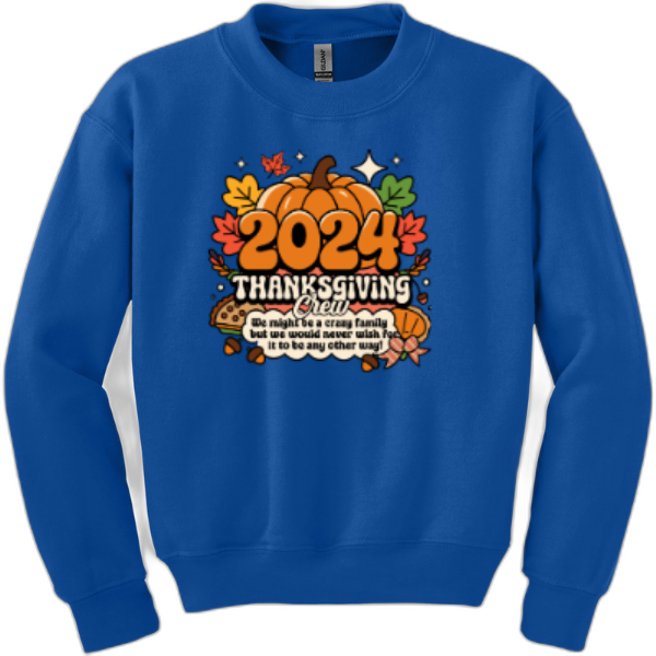 Youth Thanksgiving Crew sweatshirt