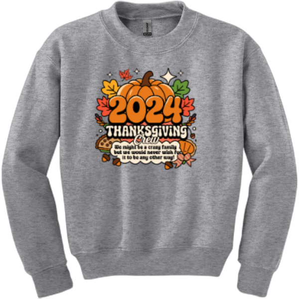 Youth Thanksgiving Crew sweatshirt