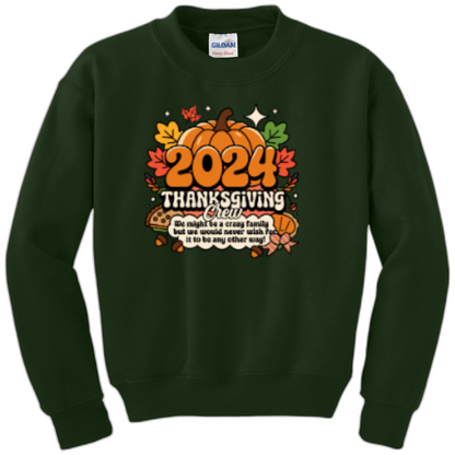 Youth Thanksgiving Crew sweatshirt