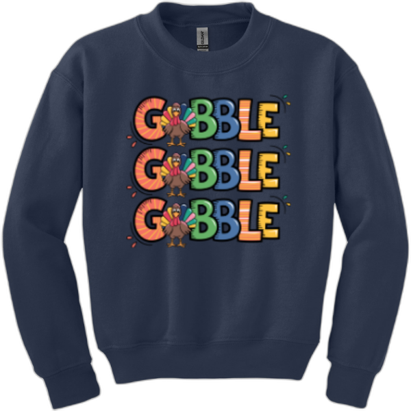 Youth Gobble Gobble Gobble Sweatshirt