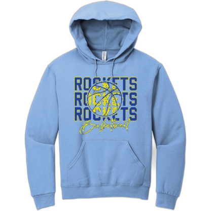 Rockets through basketball hoodie