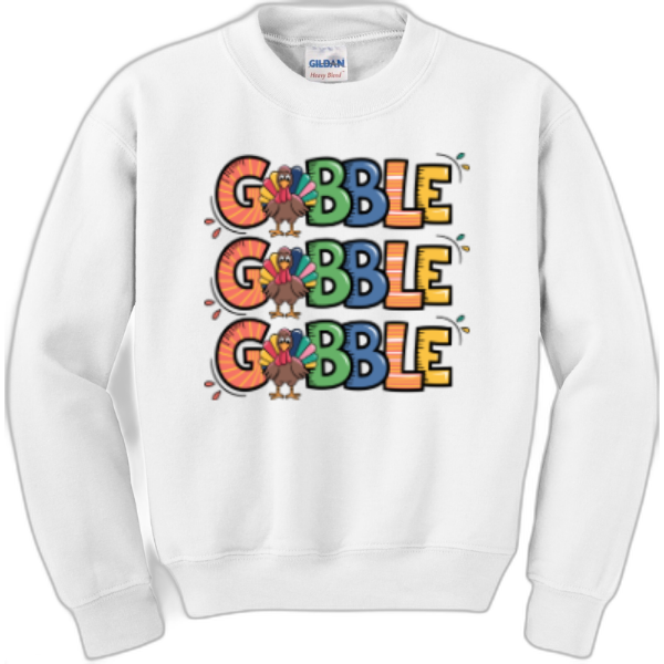 Youth Gobble Gobble Gobble Sweatshirt