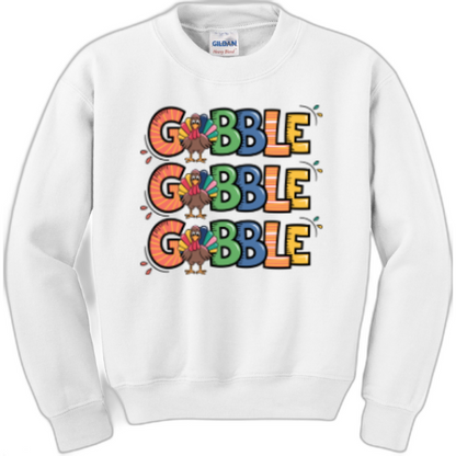 Youth Gobble Gobble Gobble Sweatshirt