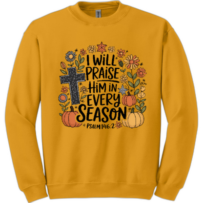 I will praise Him sweatshirt