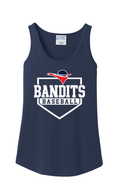Bandits Base  Women's Port & Co. Core cotton tank top