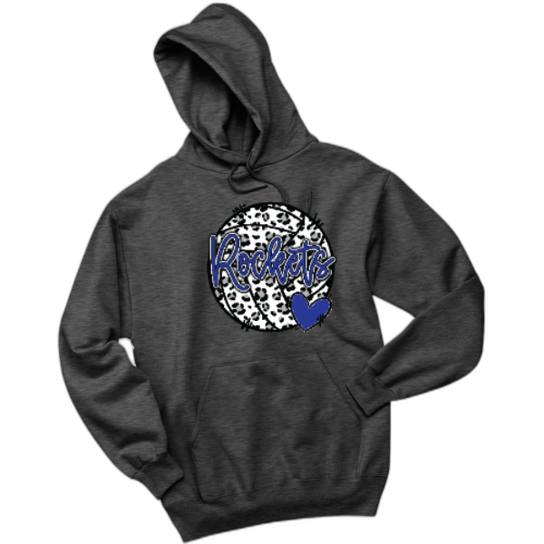 Rockets volleyball cheetah hoodie