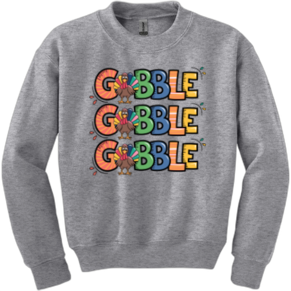 Youth Gobble Gobble Gobble Sweatshirt