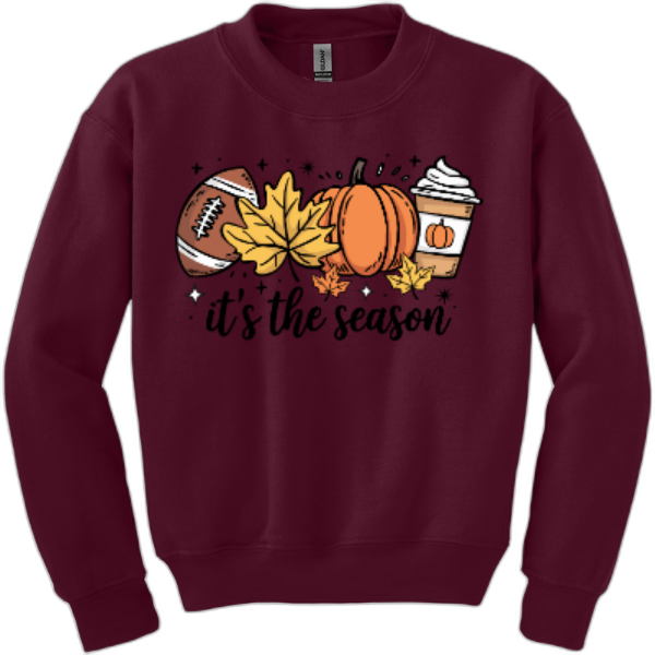 Youth It's the Season sweatshirt