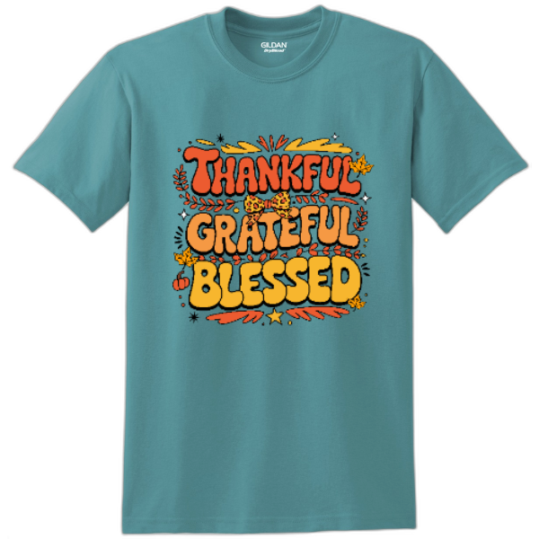 THANKFUL GREATFUL BLESSED T-Shirt