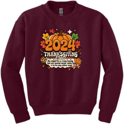 Youth Thanksgiving Crew sweatshirt