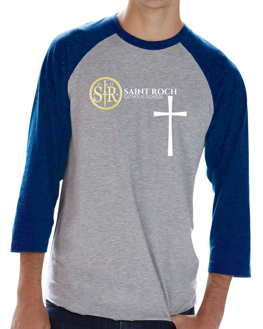 Men's Baseball Shirt logo and Cross