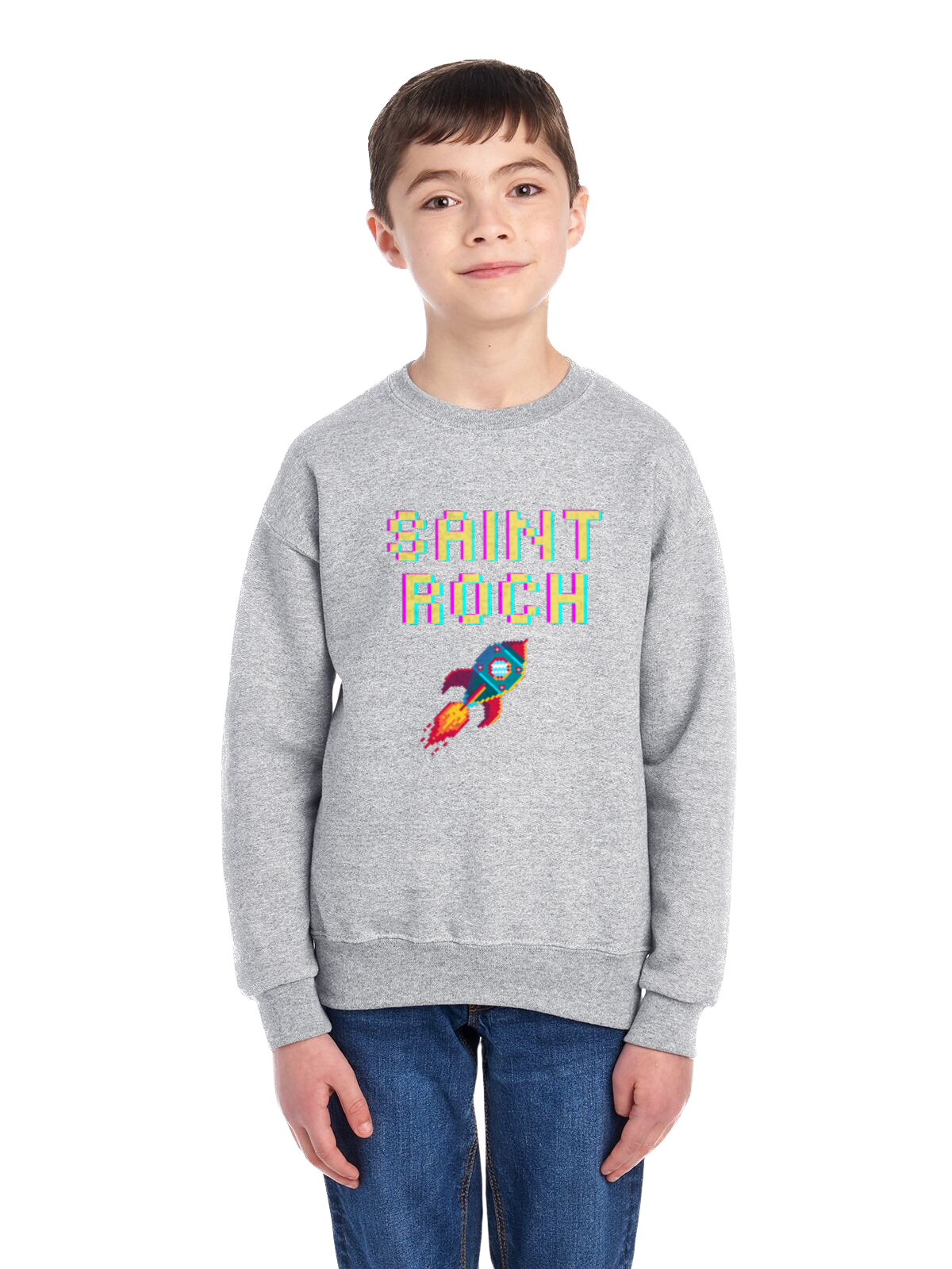 Youth Crewneck Sweatshirt Pac Man