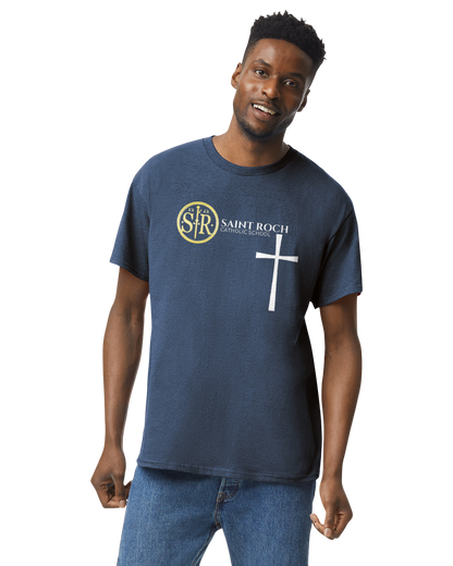 Adult Short sleeve t-shirt Logo and Cross