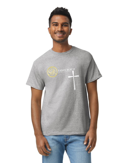 Adult Short sleeve t-shirt Logo and Cross