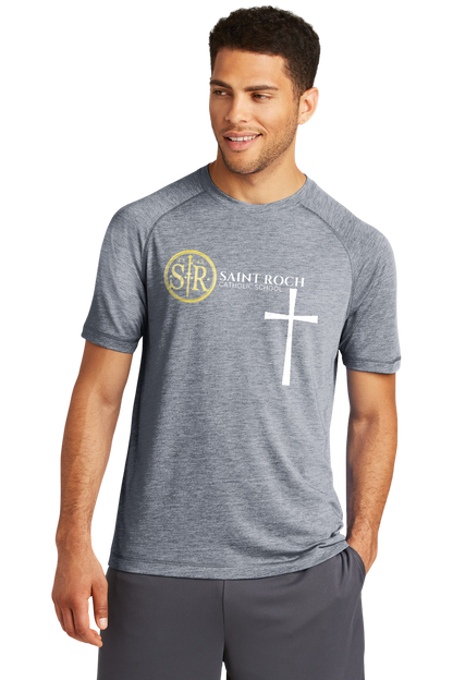 Adult Dri-fit short sleeve shirt Logo with Cross